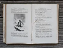 Voyages et aventures du capitaine Hatteras – Les anglais au pôle nord – Le désert de glace. (11/12) — VERNE (Jules), 1868 — Cartonnages