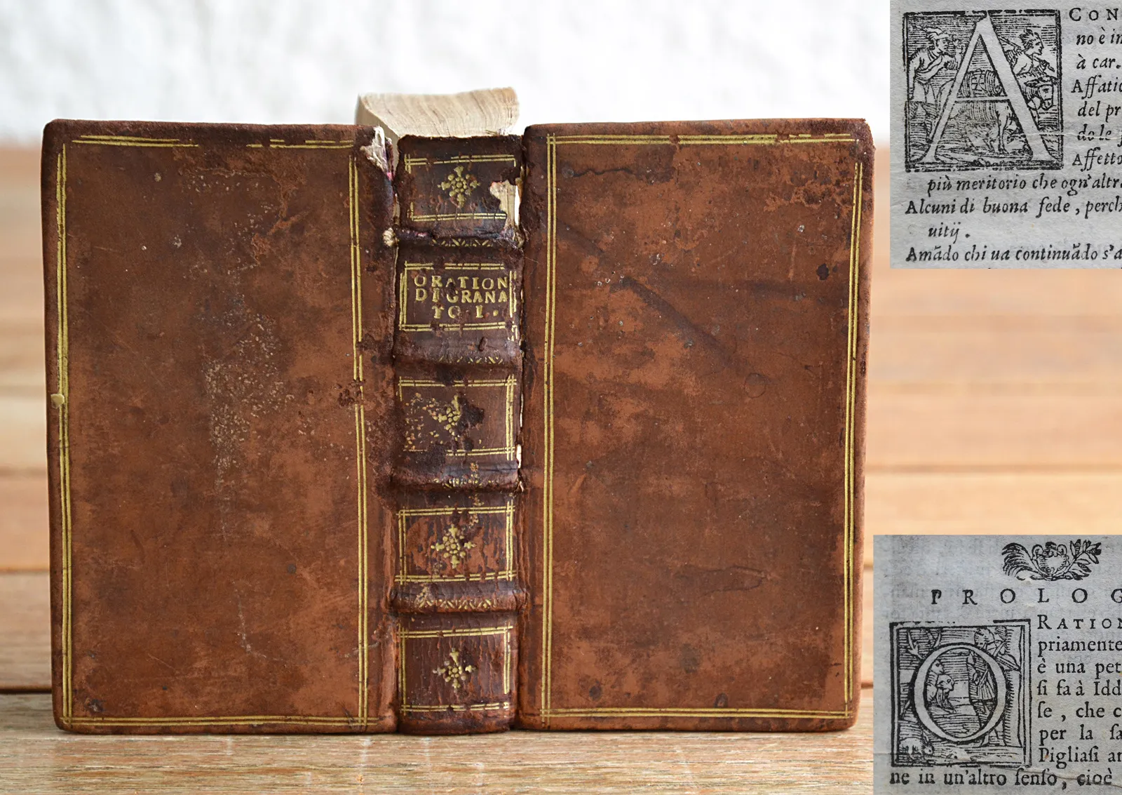 Trattato dell’oratione, & de la meditatione, nel quale si tratta de principali misteri della fede nostra, con altre cose di molto profitto al Christiano. (1/12) — GRENADE (Louis de), 1570 — Religion