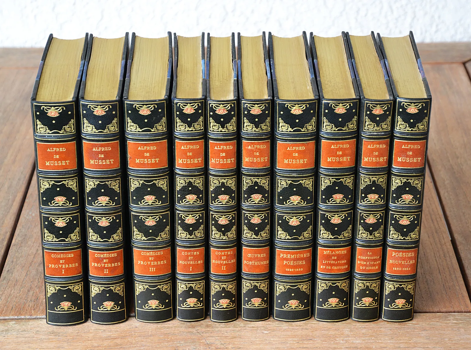 Œuvres complètes (1/12) — MUSSET (Alfred de), 1937 — Belles reliures